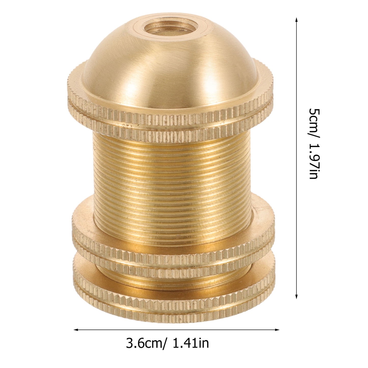 SKISUNO Replacement Lamp Socket 5x3.6in Copper for Floor Lamps 1Pcs