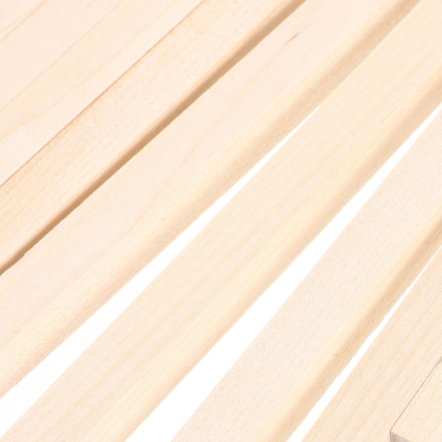 HOOWIFFY 20Pcs Beige Wooden Dowel 1.6X0.4X0.4In Square Dowels For