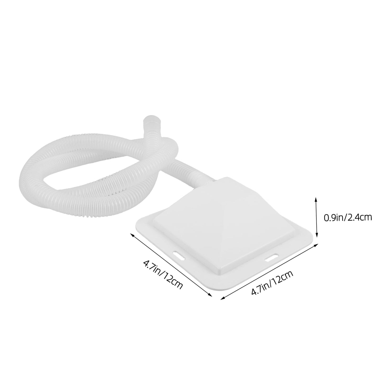 HOOWIFFY Air Conditioner Drip Pan Set with Plastic Drain Tray and Hose, Efficient Water Catcher for AC Units