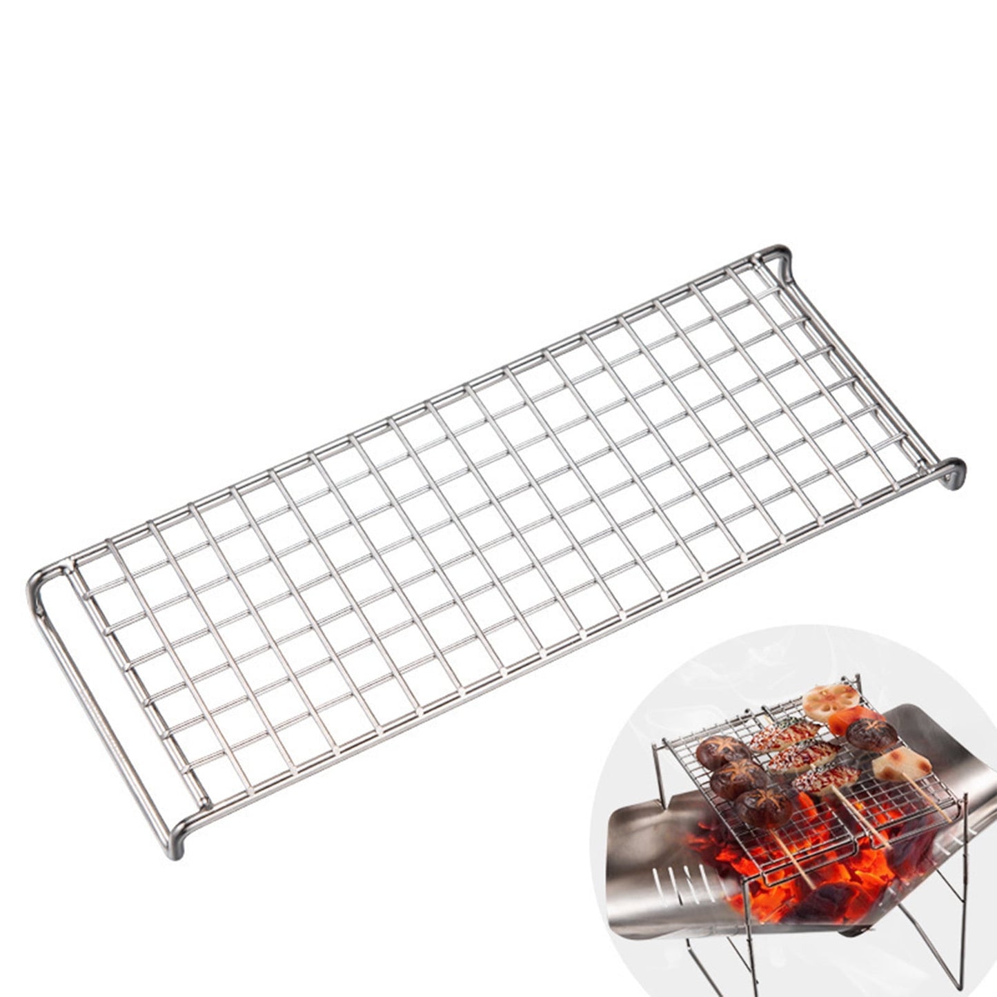 Chmadoxn Cooling Rack, Stainless Steel Mini Cooling Rack for Baking, 9.4×3.5×0.8 inch, Metal Cake Rack, Cooling Rack for Small Baking Trays and Toasters, Non-Toxic & Rustproof