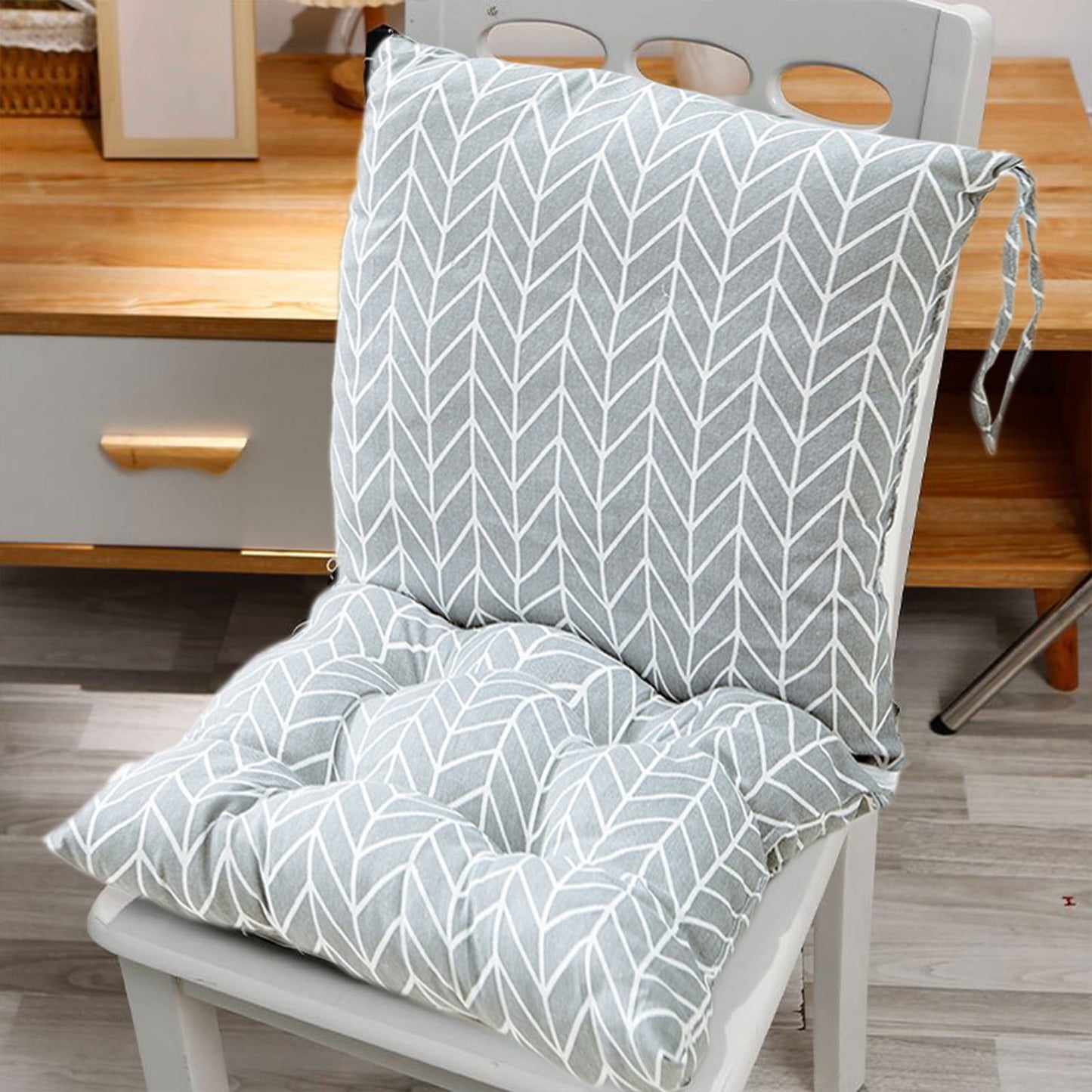 Chmadoxn 31.5 x 15.7 inches Outdoor High Back Chair Cushions Rocking Chair Cushions Replacement 31.5×15.7 in Gray