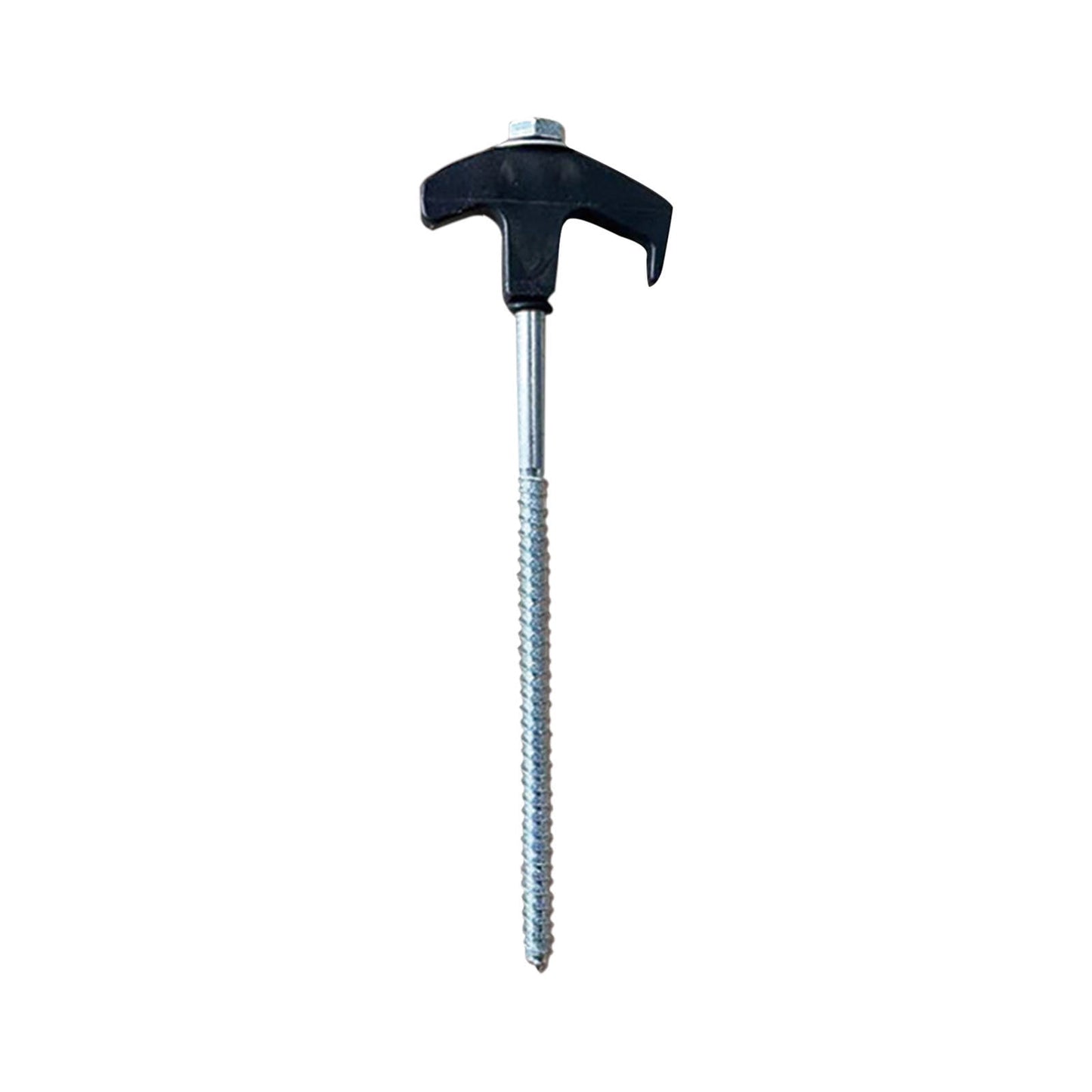 Chmadoxn Tent Stakes Heavy Duty, 8 Inch Screw in Tent Stakes, Ground Anchors Screw in, Tent Pegs Camping Stakes, Metal Threaded Tent Spikes 8 pc Green