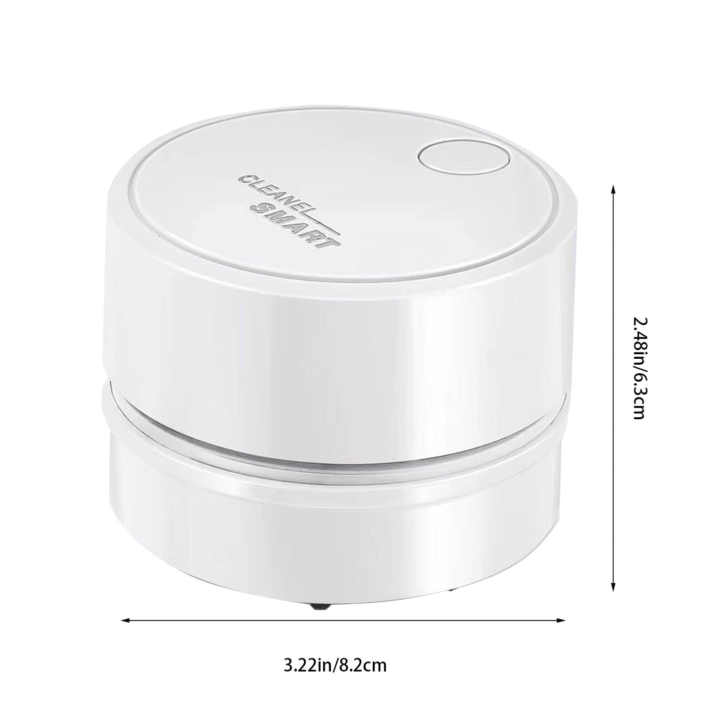 Back to School Chmadoxn Desk Vacuum Cleaner, 360 Degree Rotating Design, Mini Table Vacuum Improved Details USB Cordless Vacuum, Sucks up Tiny Items Crumbs for Desktop Drawer Countertop 2.5×3.2 in Green