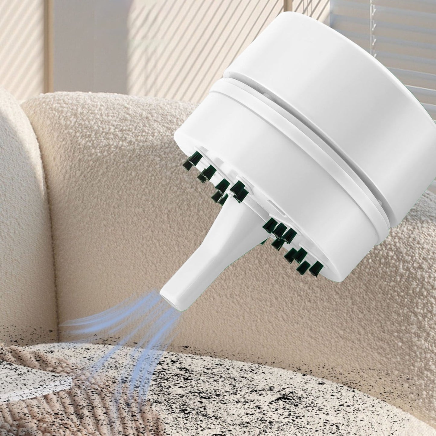 Back to School Chmadoxn Desk Vacuum Cleaner, 360 Degree Rotating Design, Mini Table Vacuum Improved Details USB Cordless Vacuum, Sucks up Tiny Items Crumbs for Desktop Drawer Countertop 2.5×3.2 in Green