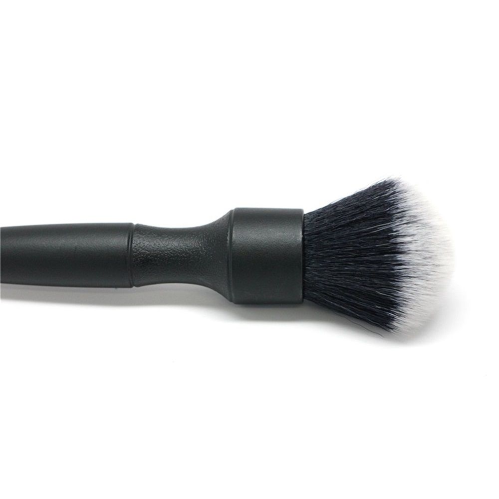 Detailing Brush - Ultra-Soft Bristles, Comfortable Grip and Scratch-Free Cleaning for Exterior, Interior, Emblems, Badges, and Instrument/Guage Panels. (black, Long)