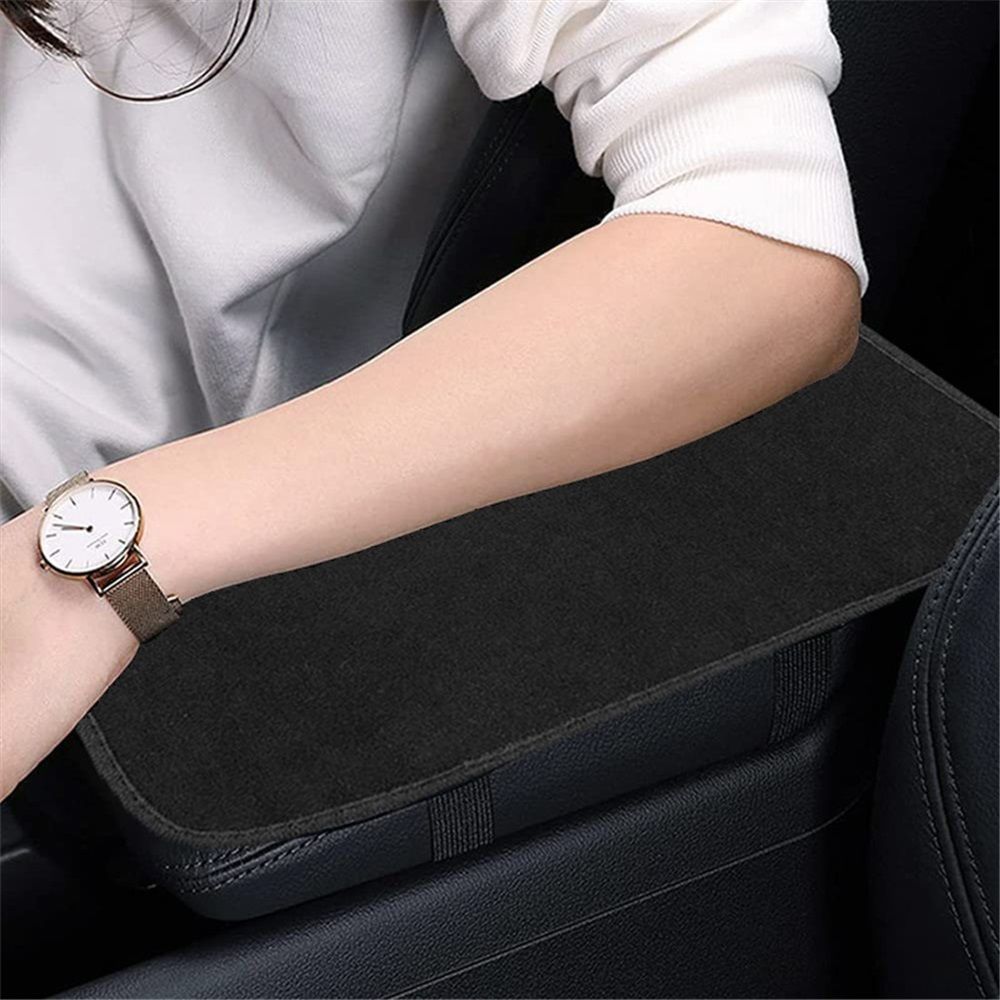 Interior Accessories plush Center Armrest Box Cover Armrest Cushion, Car Interior Accessories, Auto Armrest Cover Protector for Most Vehicle, SUV, Truck, Car