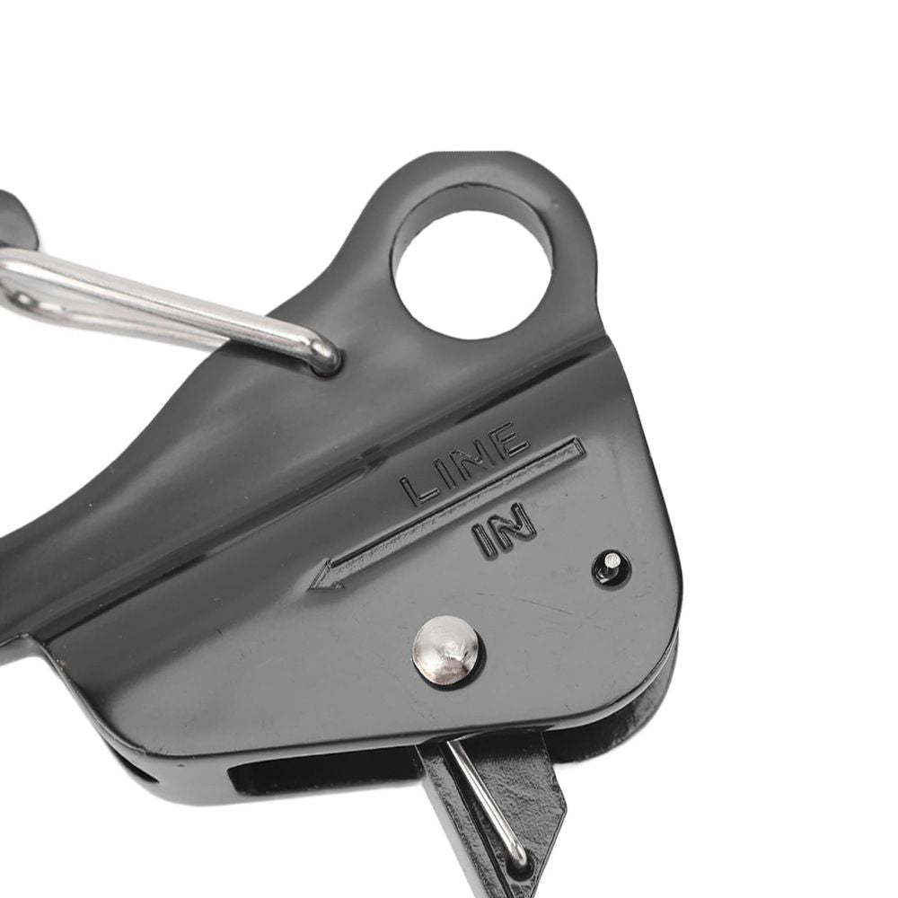 4pcs Stainless Steel Boat Fender Clips Quick Release Clips Boat Bumper Buoy Holders for Rail, Clamp on 5/8" Rope for Fastening Fender Lines, Ideal for Docking