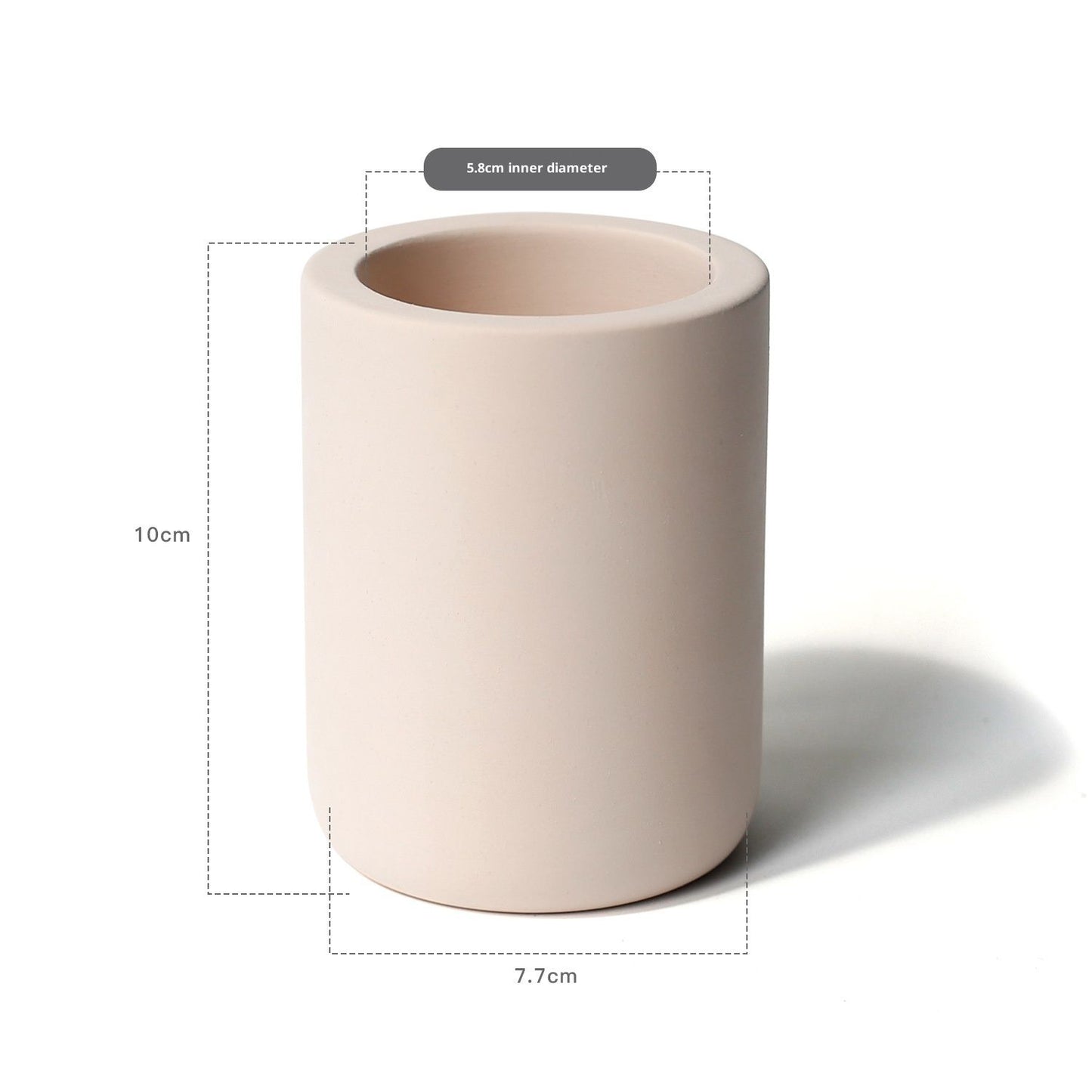 Drying Stone Toothbrush Holder, Diatomite Toothbrush Holders for Bathroom, Quick Drying Electric Toothbrush & Toothpaste Holder Cup, Diatomaceous Earth Bathroom Sink Organizer (beige)