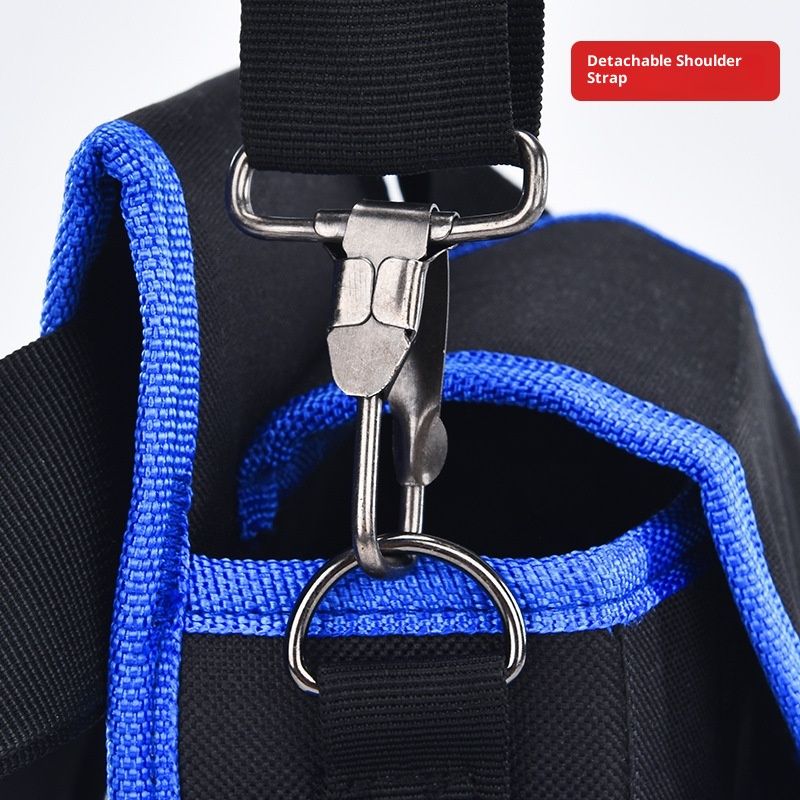 Tool Belt,600D Water-draining Oxford Cloth Tool Belts for Men,Electrician Tool Belt Widely Applied to Repairmen,Electrician,Carpenter,Construction (8 pockets)