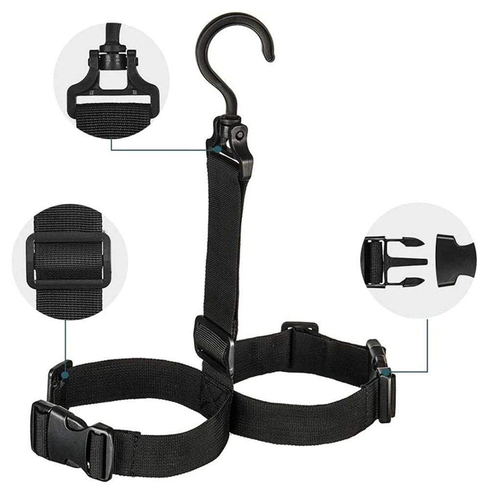 3PCS Fishing Wader Boot Hanger Adjustable Strap for Storage Drying Adjustable Strap Fishing Boot Hangers Fishing Boot Lanyard