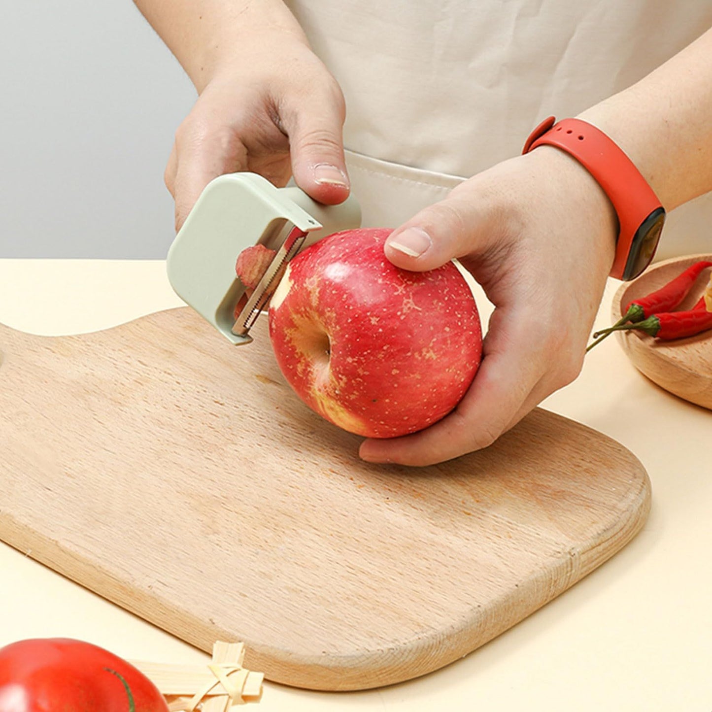 4 in 1 Handheld Electric Food Cutter Set,  Wireless Food Processor for Fruits, Vegetables and Meat Green
