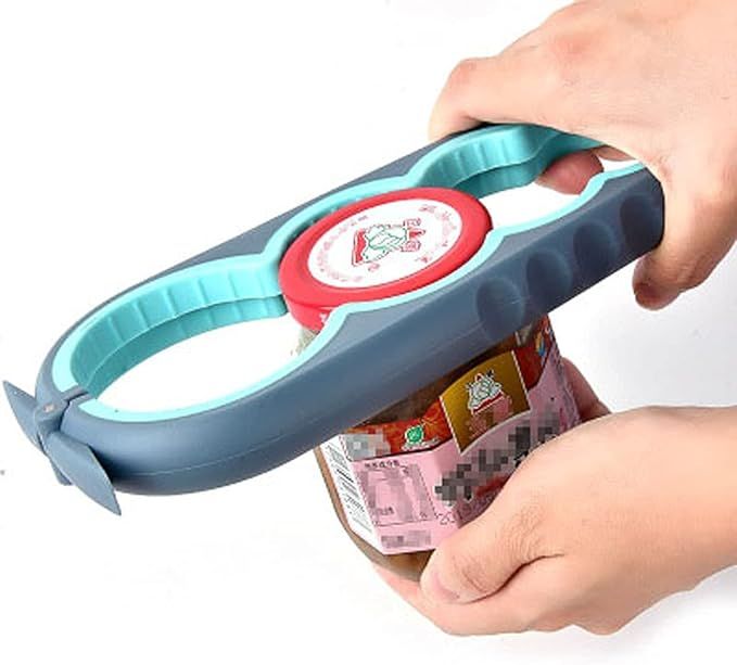 Bottle Opener for Arthritic Hand,Jar Opener for Old People, Children, Women, Those with Weak Hands,Multifunctional Kitchen Gadgets