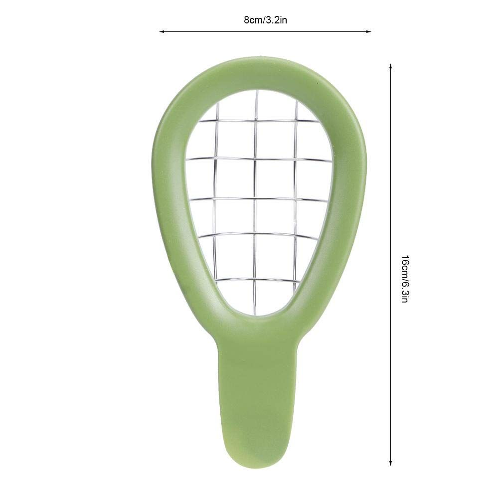 2pcs Avocado Slicer Tool Inches Avocado Cuber Tool with Ergonomic Handle, Easy to Use and Clean, Food-Grade Plastic and Stainless Steel, Good for Salads, Guacamole, or Smoothie