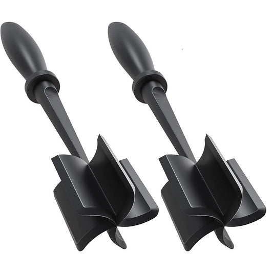 2 Pcs Meat Chopper, Upgrade Hamburger Smasher, Premium Heat Resistant Meat Masher for Ground Beef, Ground Turkey and More, Non Stick Mix Grinder