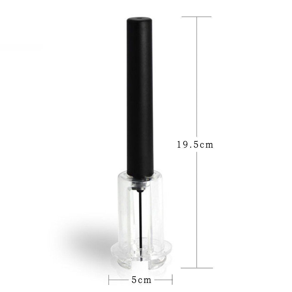 4 in 1 Wine Opening Set,Air Pressure Pump Wine Bottle Opener,Easy Cork Remover Corkscrew,Corkscrew Wine Opener Wine Opener Aluminum Alloy Handle(black)