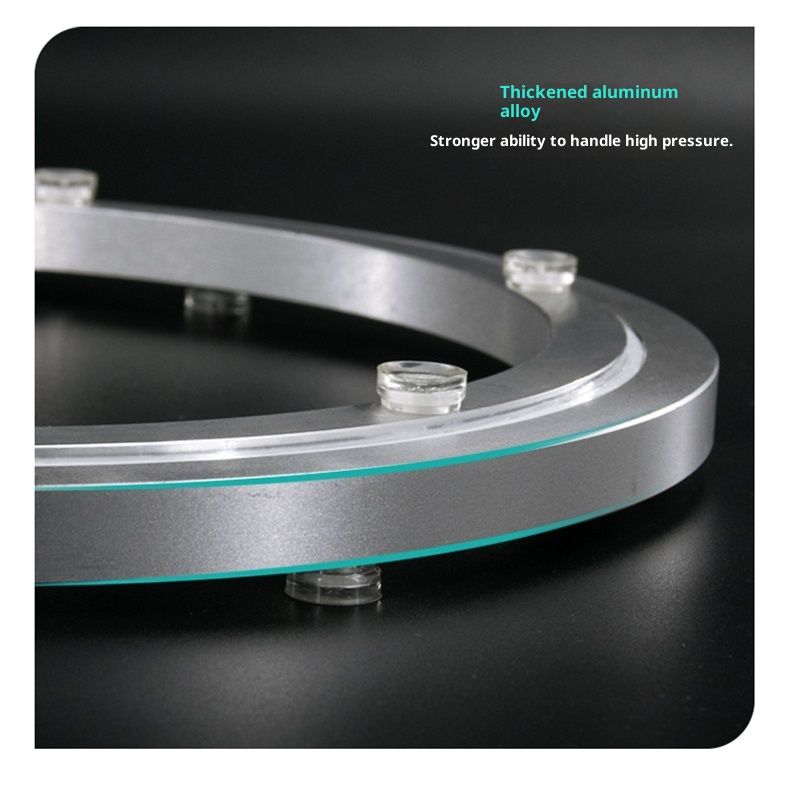 Aluminium Alloy Turntable Bearing, Heavy Duty Swivel Turntable Lazy Rotating Bearing Turntable Round Dining Table Smooth Swivel Plate Hardware (250mm - 10inch)