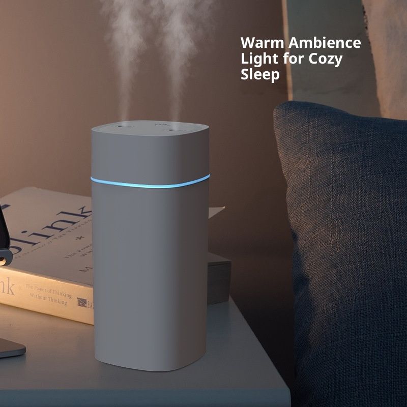 Portable Humidifier - Small Air Humidifiers for Bedroom, Plants, Office, Travel - Cool Mist Humidifiers, White