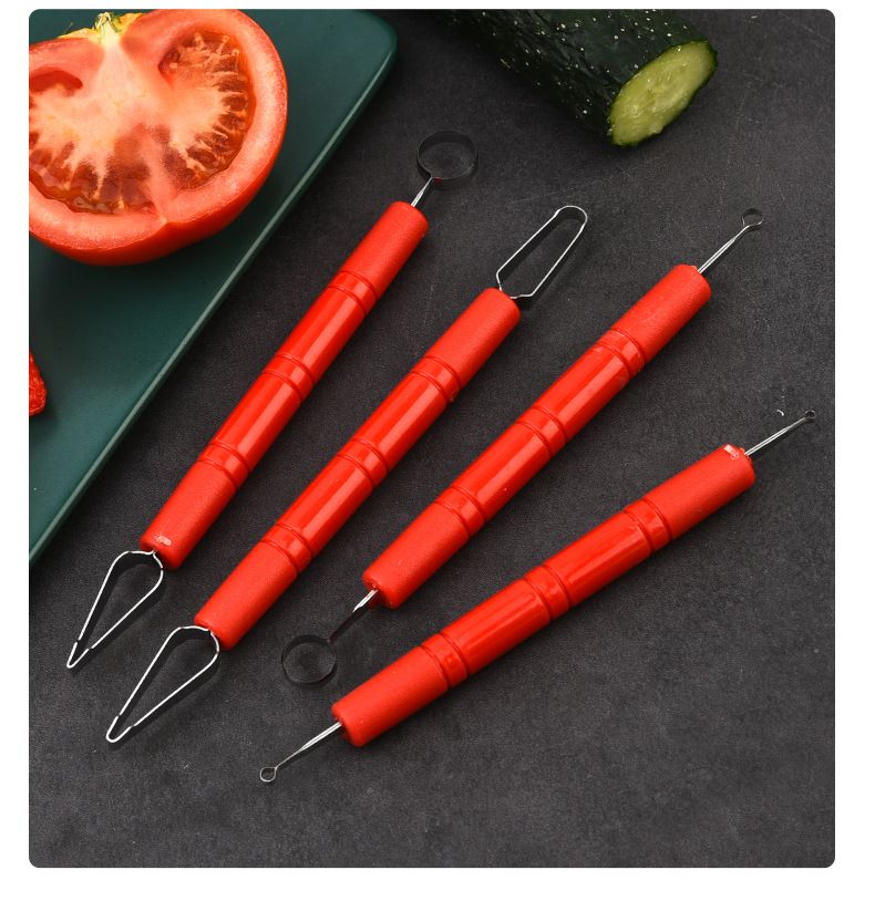 5 Pieces Fruit Carving Tool Fruit Sculpting Tool Stainless Steel Clay Sculpting Tool Pottery Sculpting Tool Clay Carving Tool Pottery Carving Tool Clay Molding Tool Pottery Molding Tool