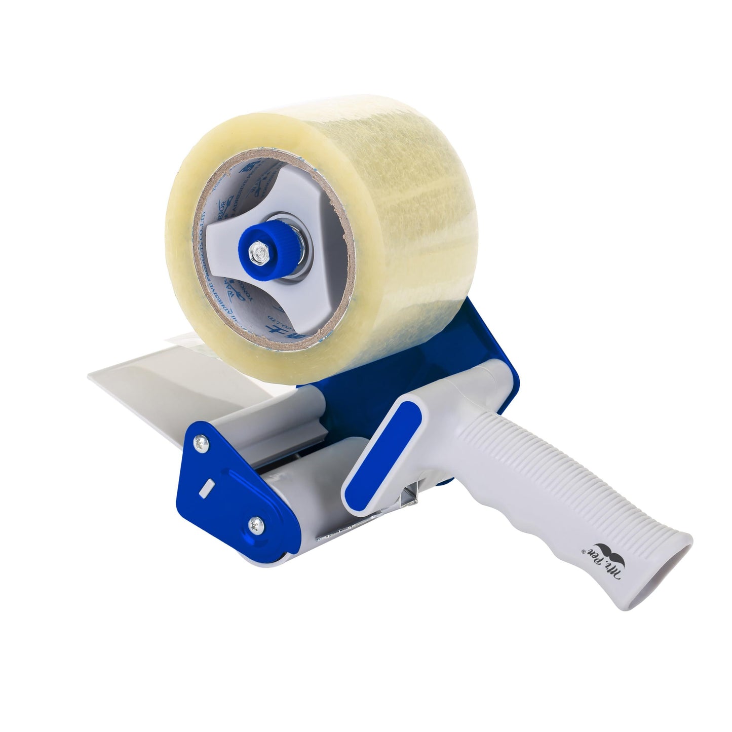 Heavy Duty Packaging Tape Dispenser, 2 Inch Tape Gun with Clear Tape, Packaging Tape Dispenser（blue）