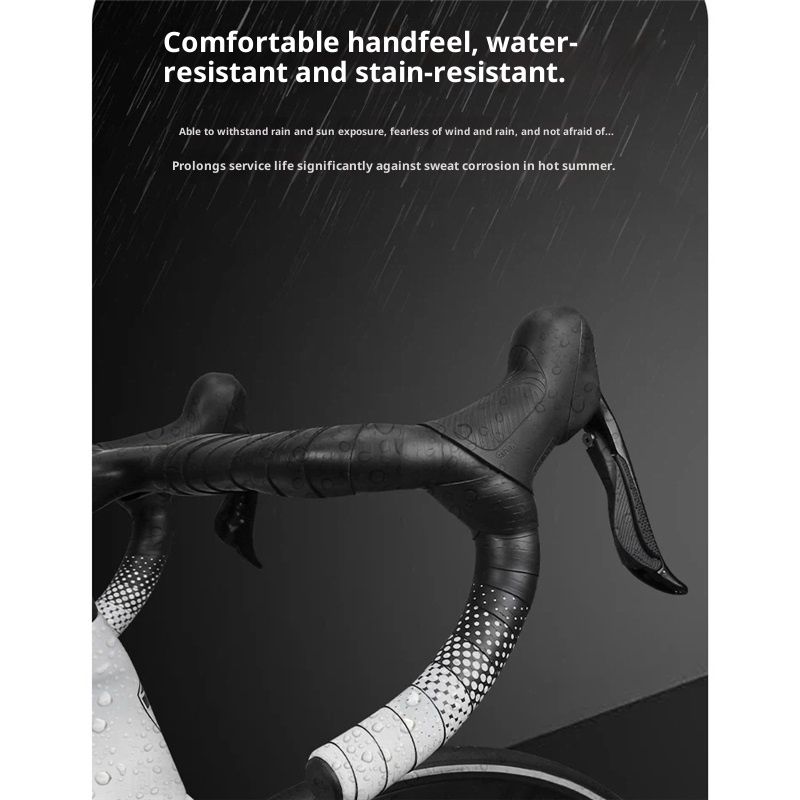 Road Bike Handlebar Tape with Shock-Absorbing Foam & Eco-Friendly Anti-Slip Cycling Bar Tape for Enhanced Grip and a Comfortable Ride (2 Rolls)