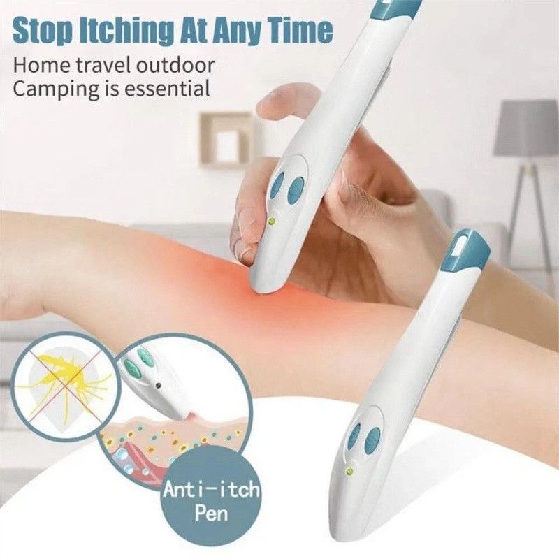 The  Electronic Bug bite Treatment for Mosquito Bites,Without Chemicals - Treatment by Heat, Each battery pack can be used up to 300 times  including batteries