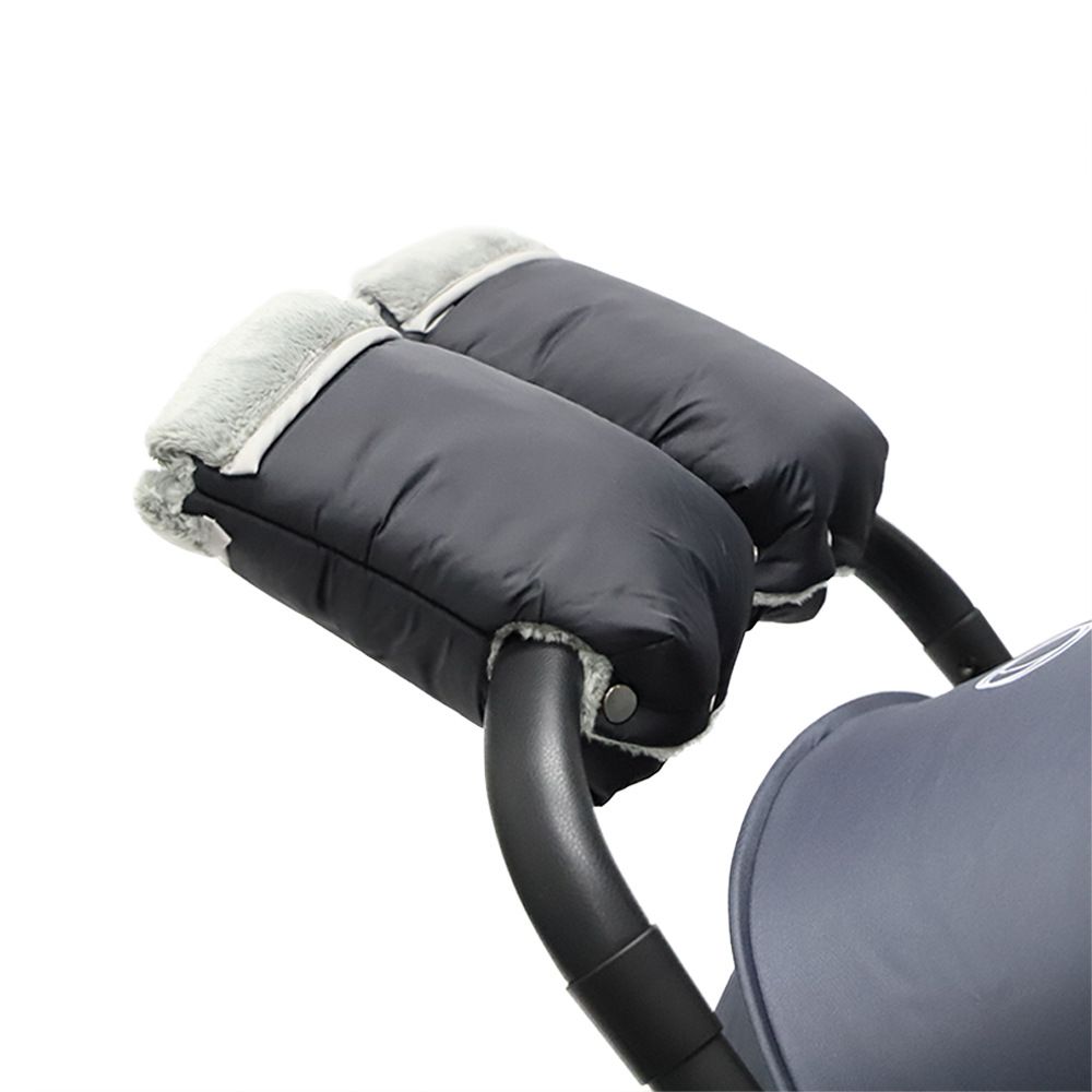 Enfant Stroller Warmmuffs Gloves - Anti-Freeze Stroller Mittens for Handlebars, Water Repellent Hand Warmer Muff for Cold Weather, Plush Lined Stroller Warmmuffs