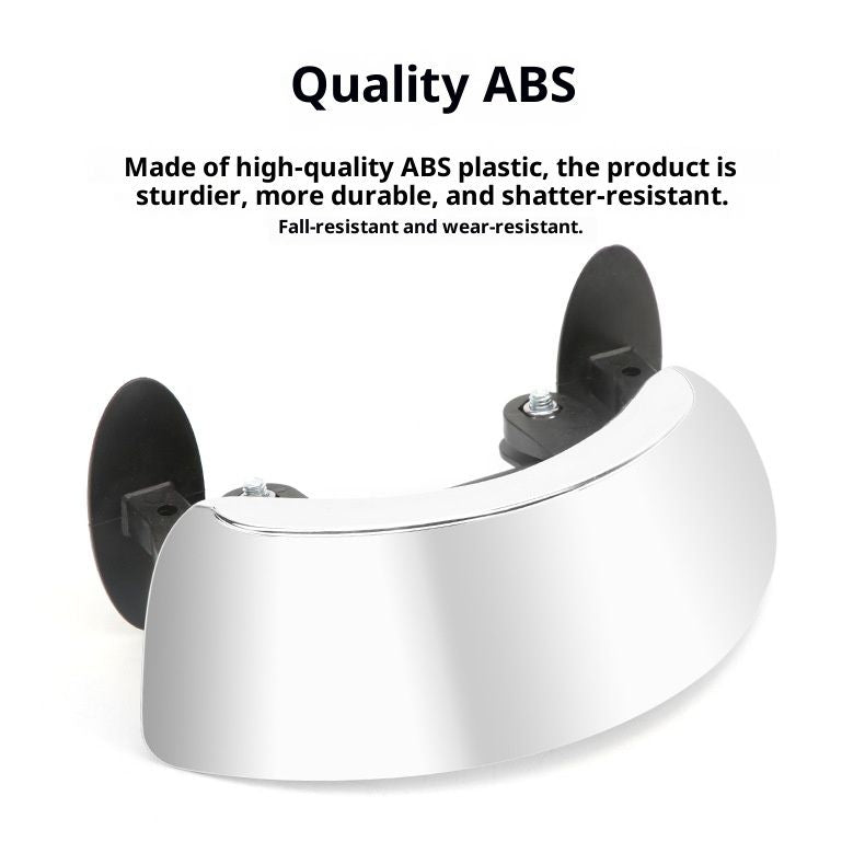 Motorcycle Mirrors 180 Degree Wide-angle Safety Rear View Mirror Blind Spot Side Mirror for Motorcycle, Scooters, Cars, Aircrafts, Boats