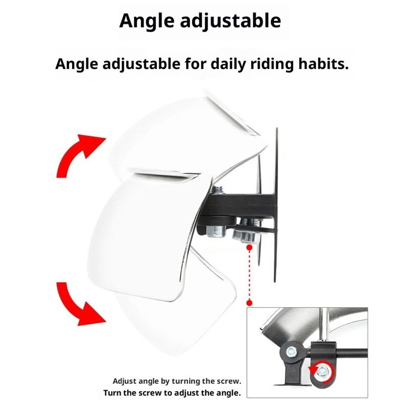 Motorcycle Mirrors 180 Degree Wide-angle Safety Rear View Mirror Blind Spot Side Mirror for Motorcycle, Scooters, Cars, Aircrafts, Boats