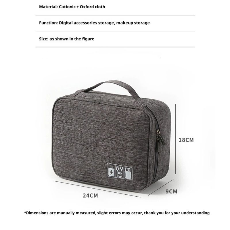 Headset Organizer Bag,Electronics Accessories Carrying Case for Referee Communication System for Cable Charger Volleyball Soccer Ref Officials