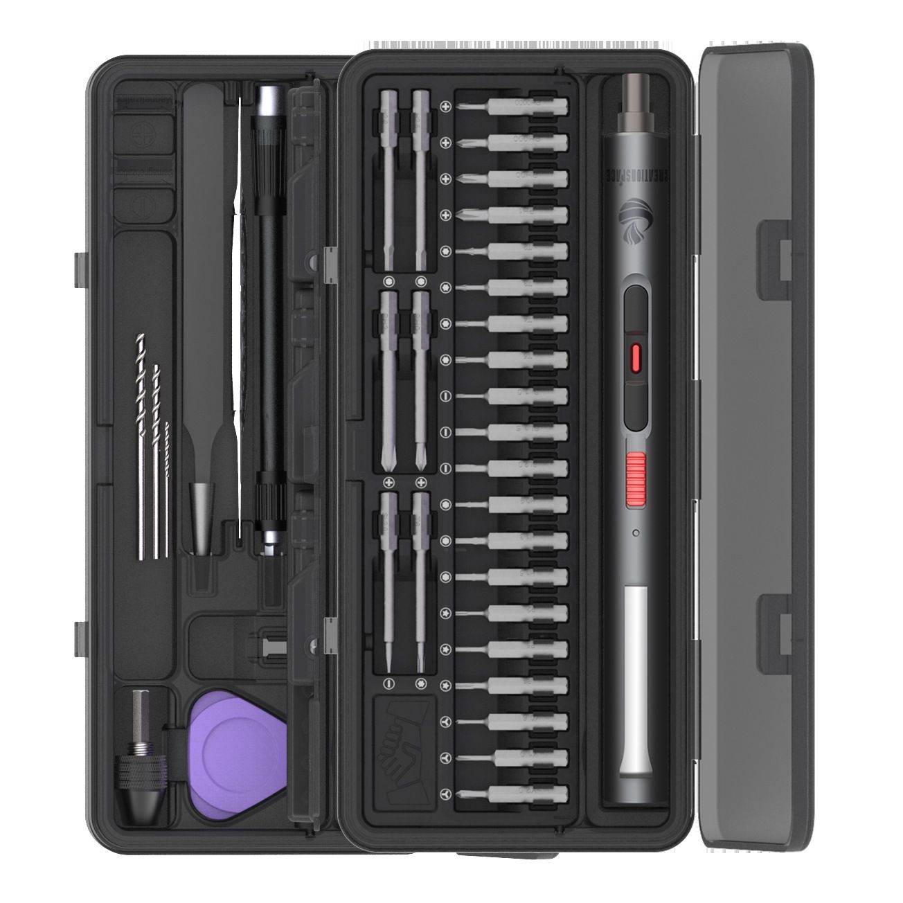 Mini Electric Screwdriver, Precision Screwdriver Set, USB-C Rechargeable, Compact Magnetic Tool for Phone, Laptop, Camera, DIY Projects, Electronics Repair