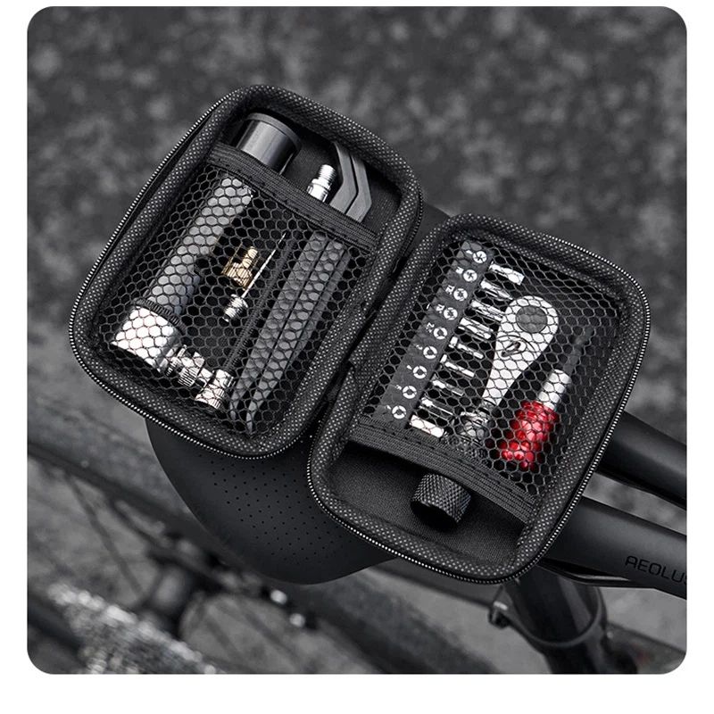 Bike Repair Tool Kit with 10 Magnetic Bits - Alloy Multitool for Bicycle, MTB, Road Cycling - Portable Multifunction Tool Set in One Safety Kit