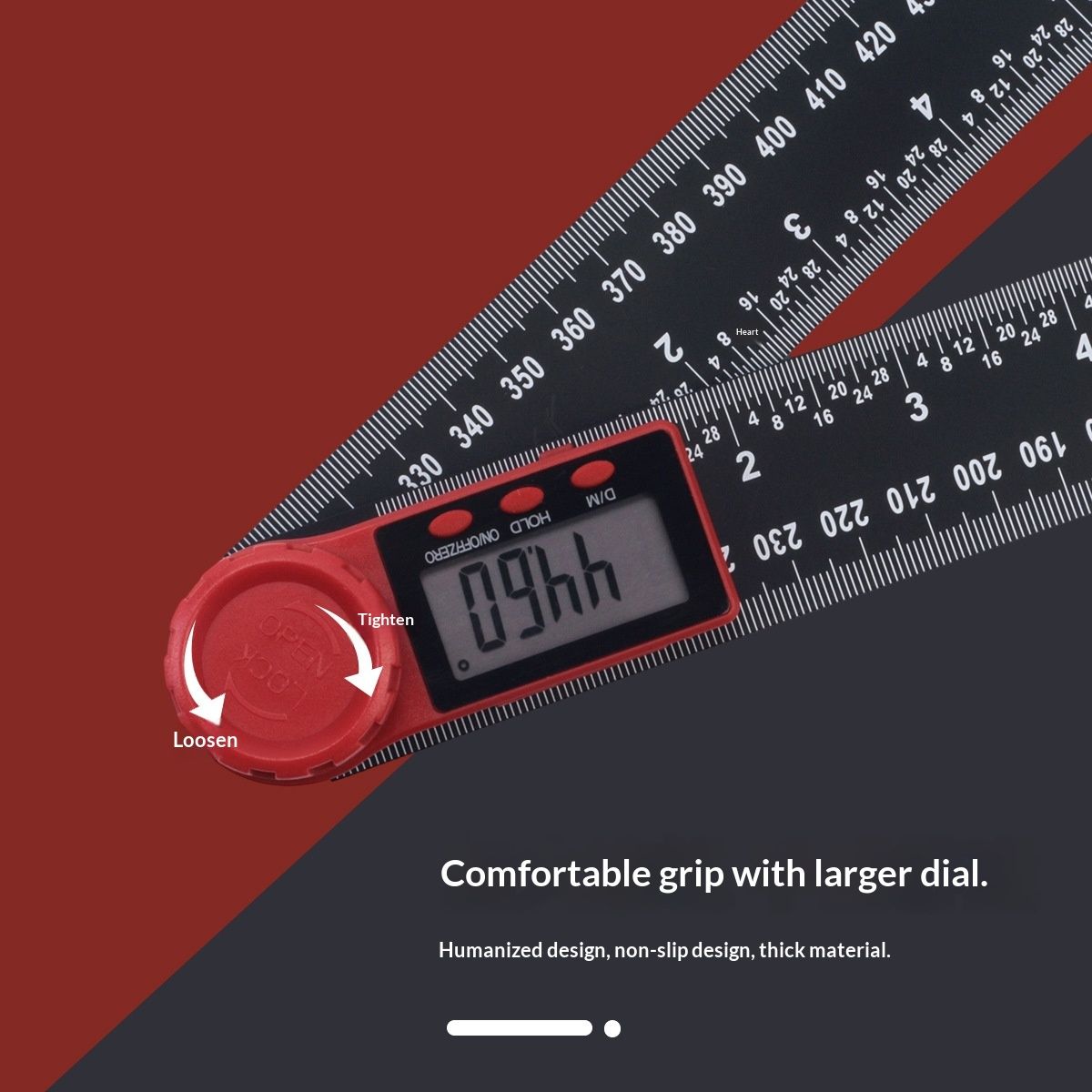 Digital Angle Finder Protractor Third Generation Protractor Angle Finder, Digital Angle Ruler with 7inch/200mm, Angle Gauge for Woodworking/Carpenter/Construction Tools
