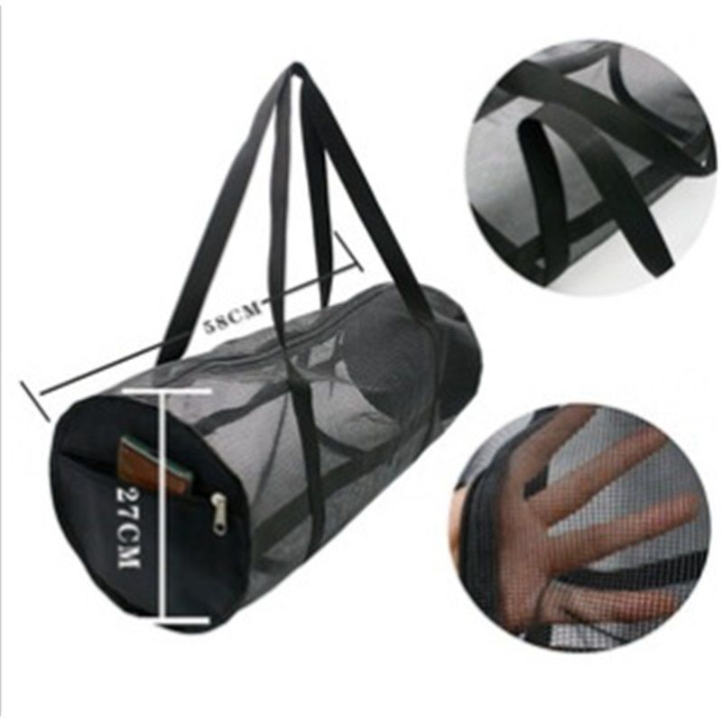 Diving Mesh Duffel Bag Large Capacity, Quick-Dry Ventilation System Mesh Duffel Bag for Scuba Diving, Snorkeling & Spearfishing Ideal Beach Travel Companion