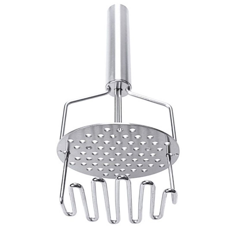 Stainless Steel Potato Masher Double Layer Potato Ricer Kitchen Potato Presser Hand Mashed Potato Maker