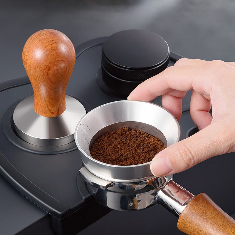 51mm Espresso Dosing Funnel with Magnet,  Stainless Steel Coffee Dosing Ring Compatible