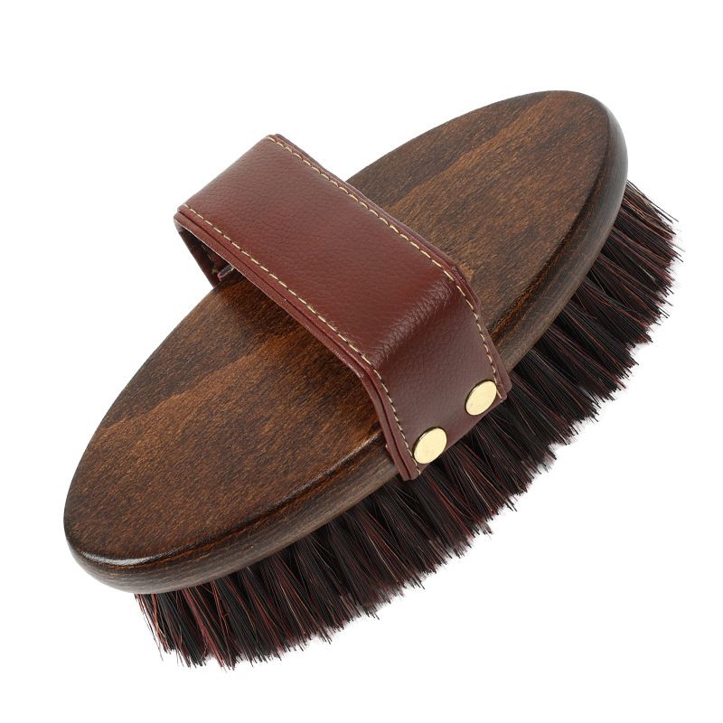 Class Handmade Equine Stiff Body Horse Brush. Professional Equine Grooming Tools. Effortlessly Removes Mud, Sweat and Dirt from Your Horses Hair.