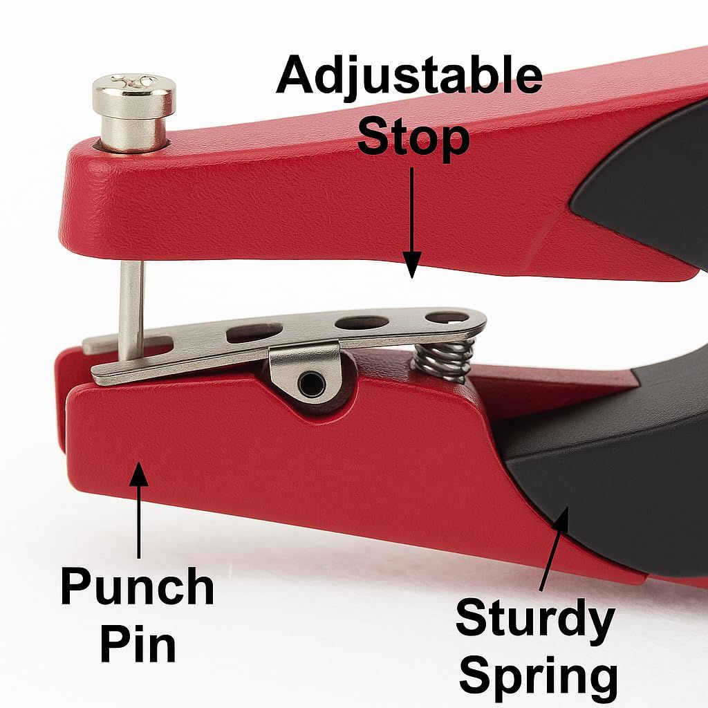 Livestock Ear Tag Applicator Tool – Heavy Duty Metal Tagging Pliers for Cattle, Goats, Sheep, and Farm Animal Identification（24cm,Give away a wrench and an ear tag nail）