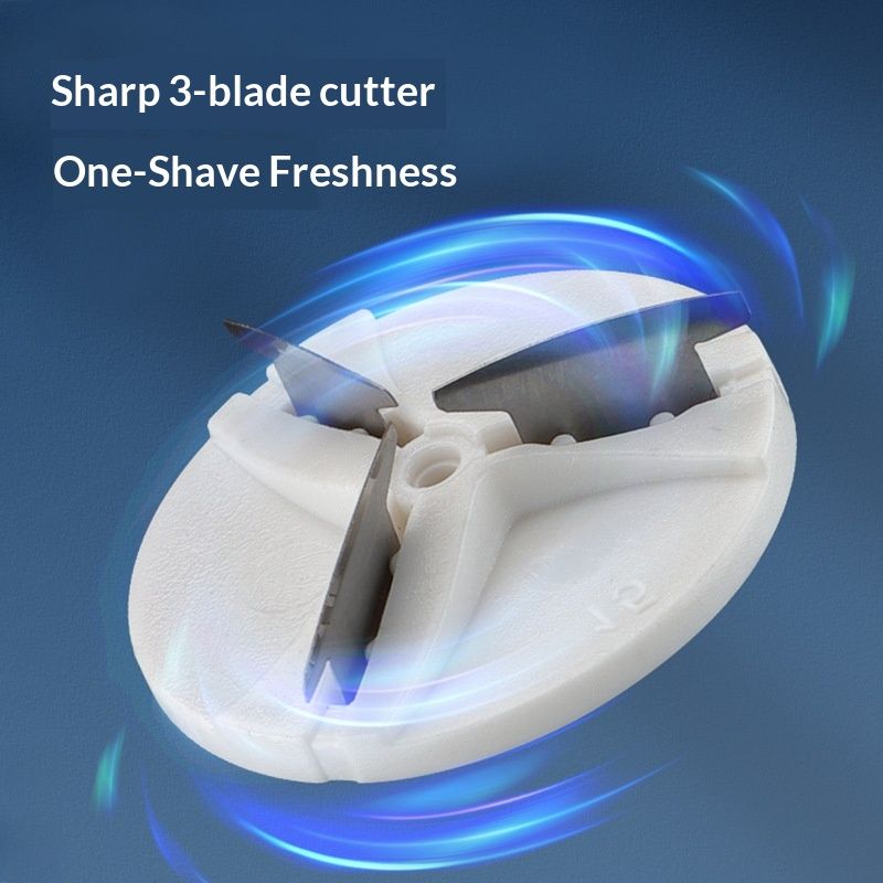 Electric Foil Shaver for Men, Waterproof Cordless Razor – Mini Travel Shaver for Face & Body, USB-C Fast Charging, Wet/Dry Shower Use, Portable Electric Razor
