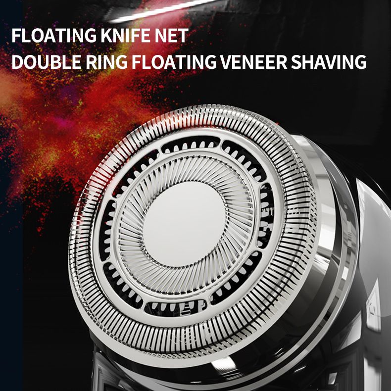 Mini Electric Shaver, Portable Travel Razor for Men, Cordless USB-C Fast Rechargeable Electric Shavers, LED Battery Display Face Shavers for Wet/Dry Shaving