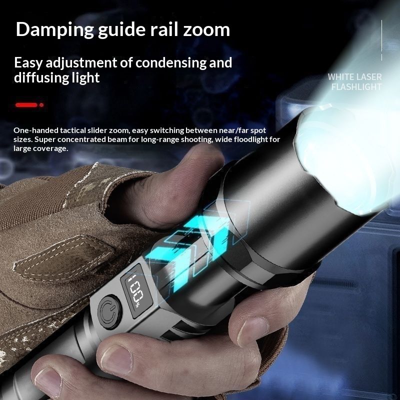 Rechargeable Flashlights High Lumens, LED Flashlight , Super Bright High Powered Flashlights, Powerful Flashlights for Home Emergency Camping