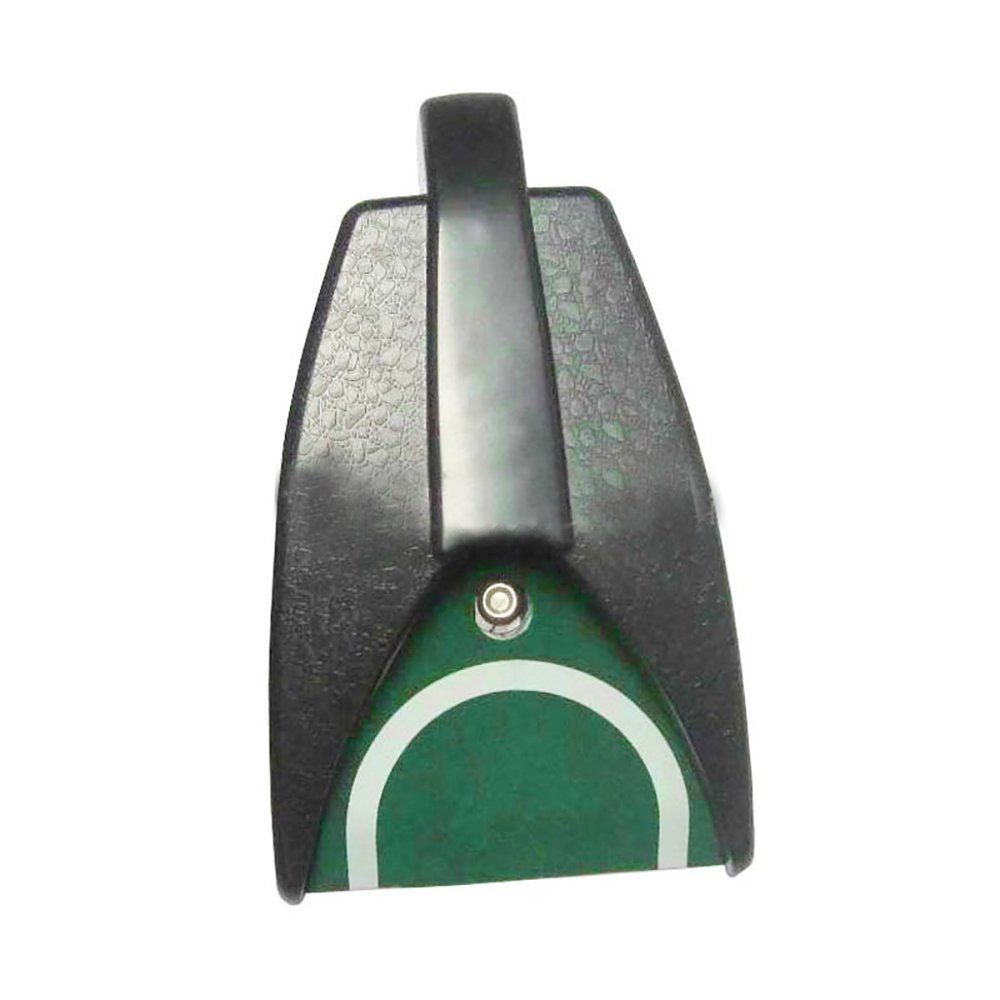 Automatic Putting Machine - Auto Returning Golf Cup Training Aid for Indoor/Outdoor Practice（black,27*16.5*6cm）