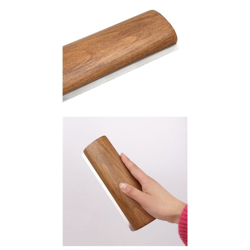 Original Deshedding Grooming Tools for Horse, Cats & Dogs Easy Ergonomic Wooden Handle Professional Brush Grooming Tool, Remove painlessly