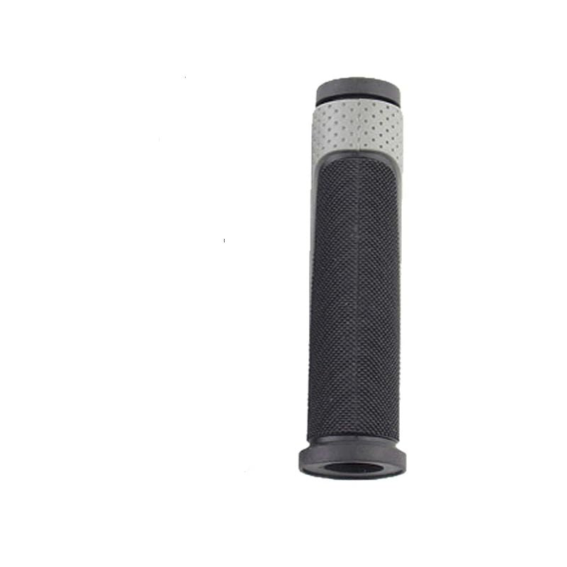 Lightweight Bicycle Grips - 125mm & 90mm, Inner diameter 22mmAnti-Slip, Suitable for Mountain Bikes(black gray)