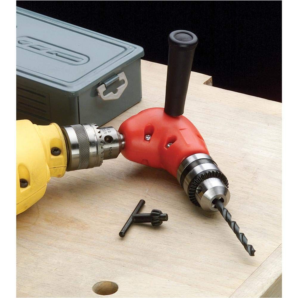 Right Angle Drill AttachmentExtension accessory corner three jaw clamp narrow space maintenance tool