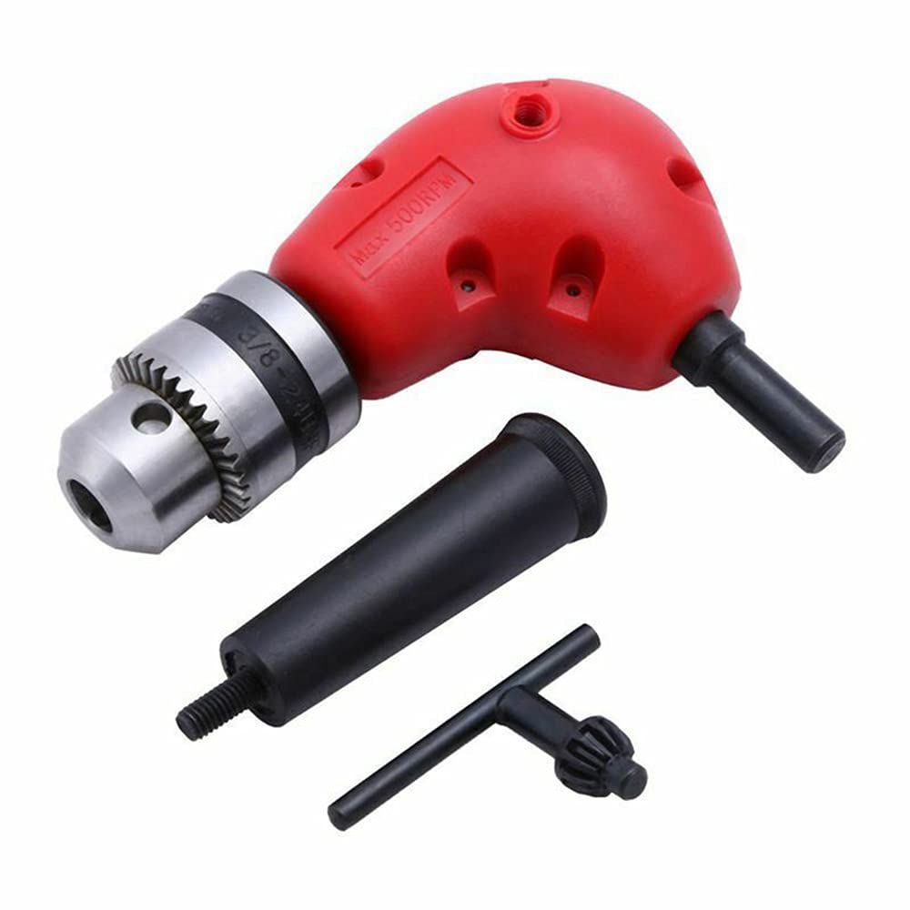 Right Angle Drill AttachmentExtension accessory corner three jaw clamp narrow space maintenance tool