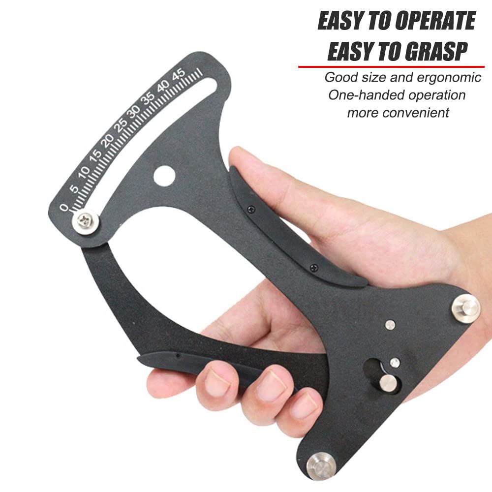 Bicycle Spoke Tension Meter Measuring Tool Aluminum Alloy Bicycle Wheel Repair Tool Spoke Wire Tension Adjustment Tool for Cycling Wheel Spokes Check or Correction（19.5*11.5cm)