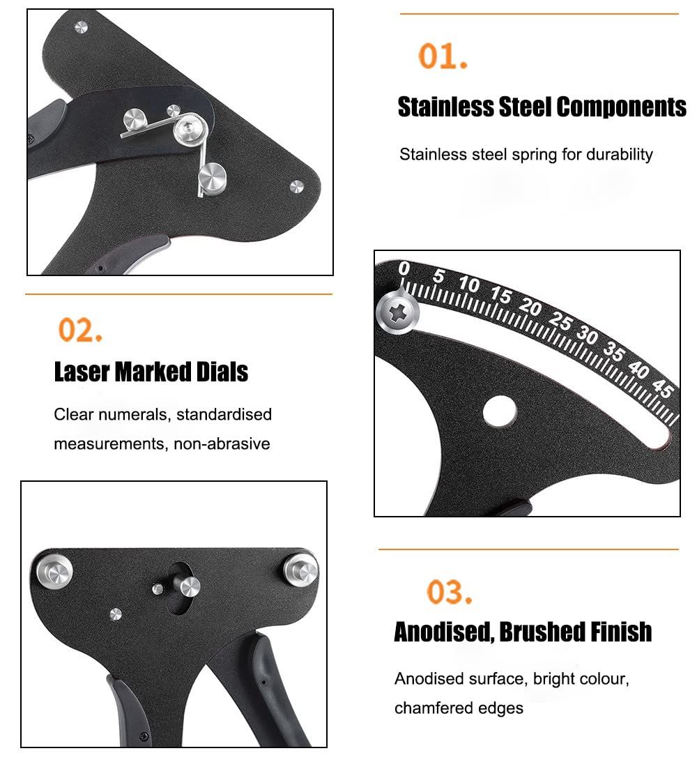 Bicycle Spoke Tension Meter Measuring Tool Aluminum Alloy Bicycle Wheel Repair Tool Spoke Wire Tension Adjustment Tool for Cycling Wheel Spokes Check or Correction（19.5*11.5cm)