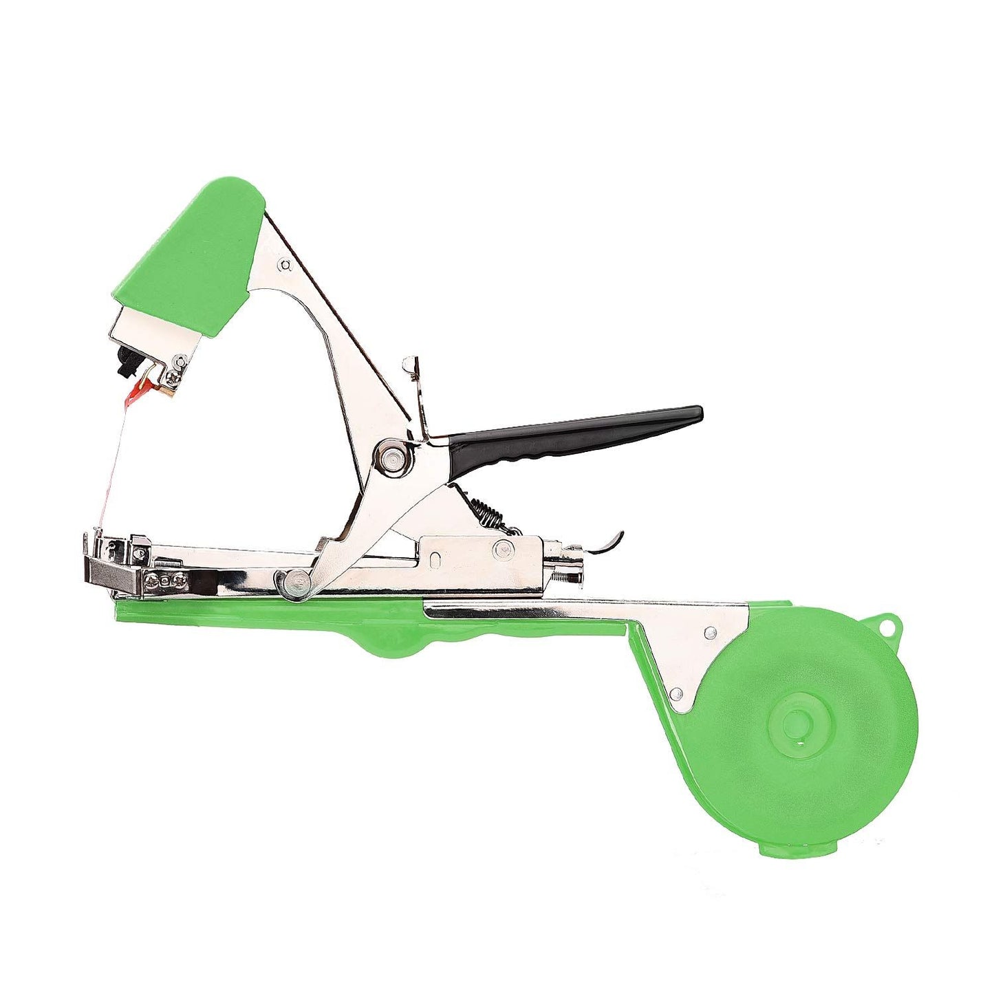 Garden Plant Tying Machine Branch Tape Tool for Vine, Tomato, Cucumber, Grape & Floral Support | Heavy-Duty Handheld Plant Binder with Durable Tape & Ergonomic Grip, green