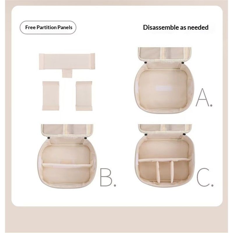 Travel Makeup Bag Large Capacity Cosmetic Organizer Waterproof Toiletry Bag Cosmetic Storage Bag for Women Girls Gift