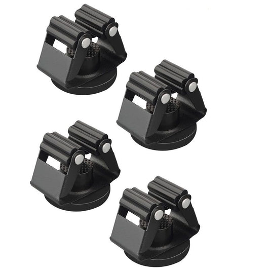 Magnetic Broom Holder,4PCS Anti-Slip Magnetic Mount Storage Broom Holders with Rubber Grippers,11lbs Heavy Duty Magnetic Tool Holder for Work Garage Laundry Kitchen RV Van Accessories